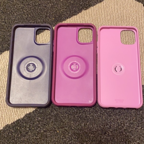 BUNDLE Otterbox Symmetry Flex Pop Cases iPhone 11 Pro Max (Purples) - Picture 2 of 6